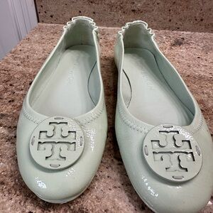 Tory Burch Light Green Loafers 8.5